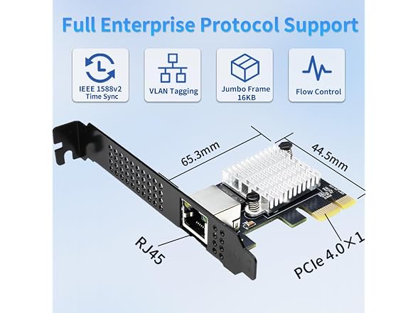 IO CREST IO CREST Single Port 10 Gigabit Ethernet
