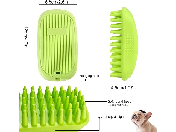 Cat Grooming Brush Kit, 4PCS Pet