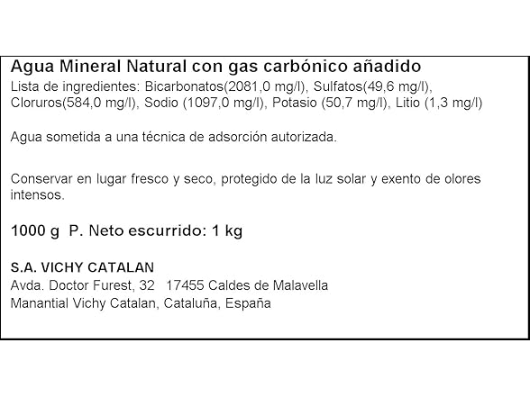 Vichy Catalan - Sparkling Mineral Water