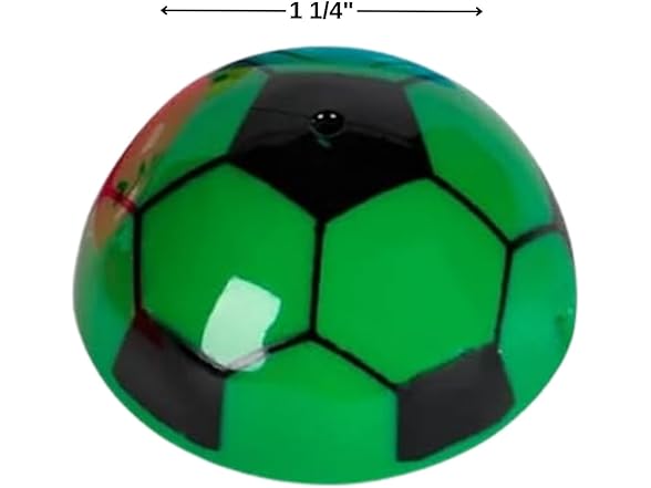 Assorted Multicolor Vinyl Sports Poppers (6 Packs of 12)