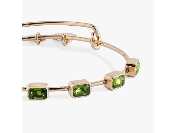 Alex And Ani Alex Ani August Birthstone Cut Bangle