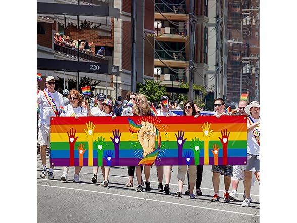 Pride Rainbow Flag 120"x20" LGBT