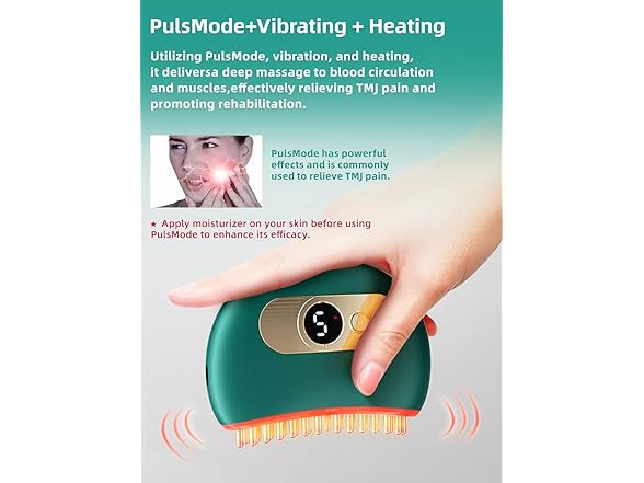 Zaybuon TMJ Relief Massager - Green