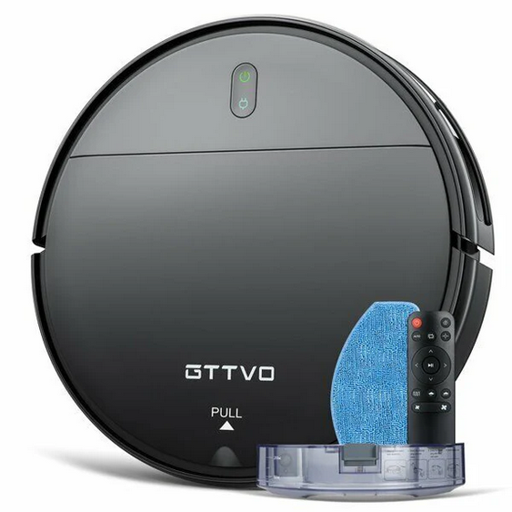 GTTVO Robot Vacuum - Black - Gallery 5