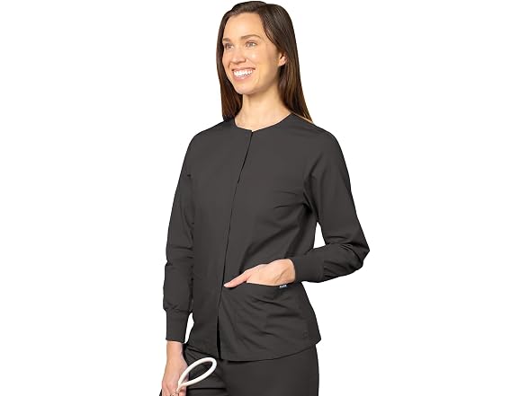 Adar Medical Uniforms Women (L) Adar Scrubs Pewter