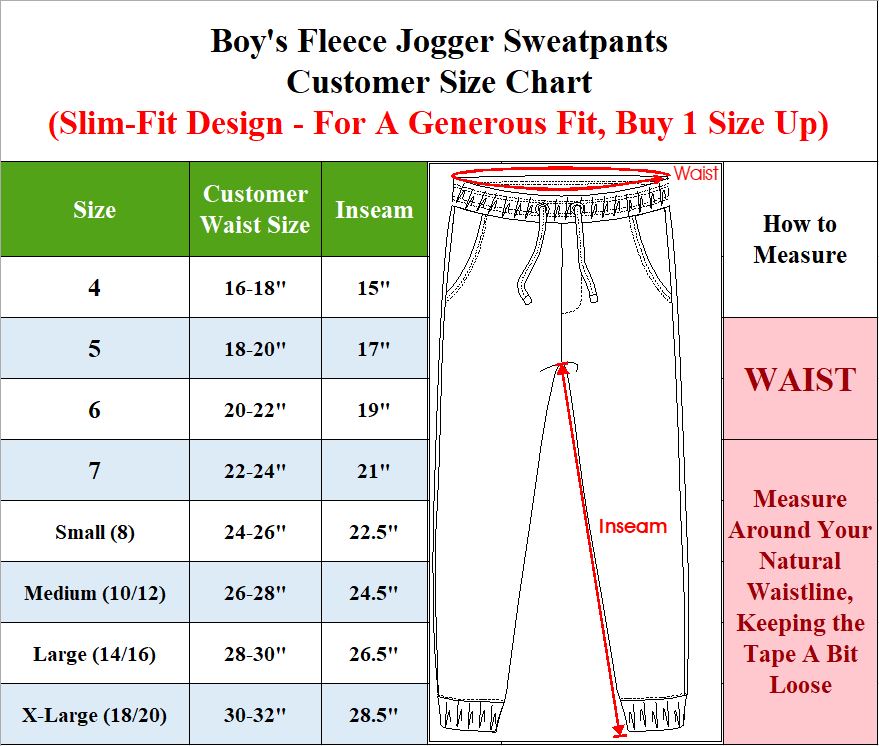 Boys Fleece-Lined Jogger Sweatpants - Gallery 21