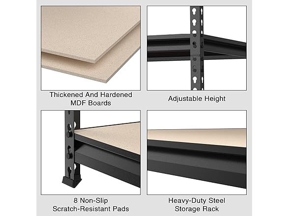 WORKPRO 5-Tier Storage Shelf 36x18x72