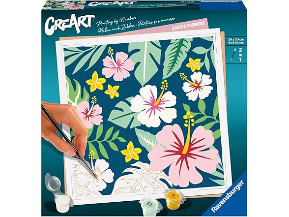 Ravensburger CreArt Exotic Plants Paint by Number