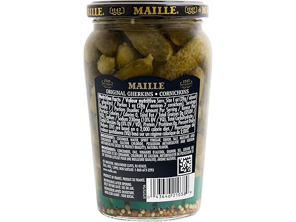 Maille Pickles Cornichons Original 13.5 oz