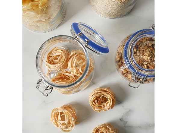 Sur La Table Lyon Court 4-Piece Glass Canister Set