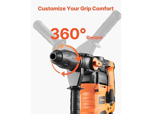 1-9/16 Inch SDS-Max Rotary Hammer Drill, 13Amp
