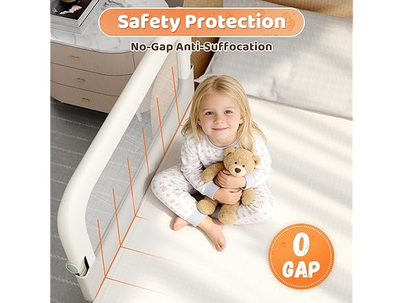 ozmer Bed Guard Rail for Toddlers