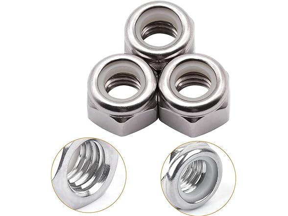 5/16-18 Nylon Insert Lock Nuts 50pc