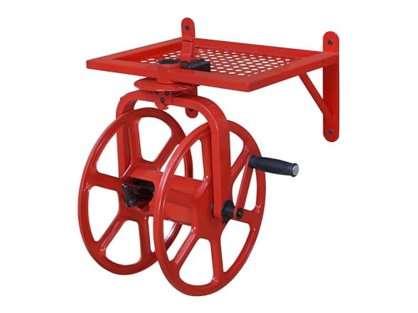 Liberty Garden Revolution Hose Reel, Red