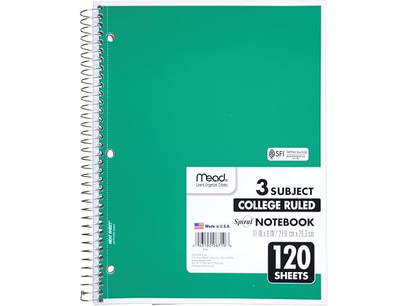 Mead Mead Spiral Notebook