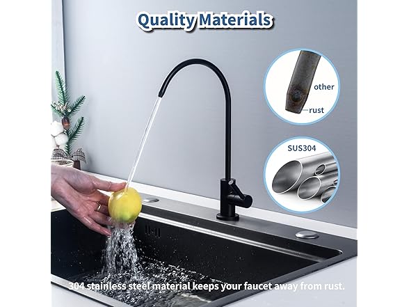 Joisinus Matte Black Drinking Faucet