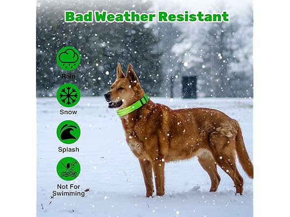 Geekman LED Dog Collar, Rechargeable