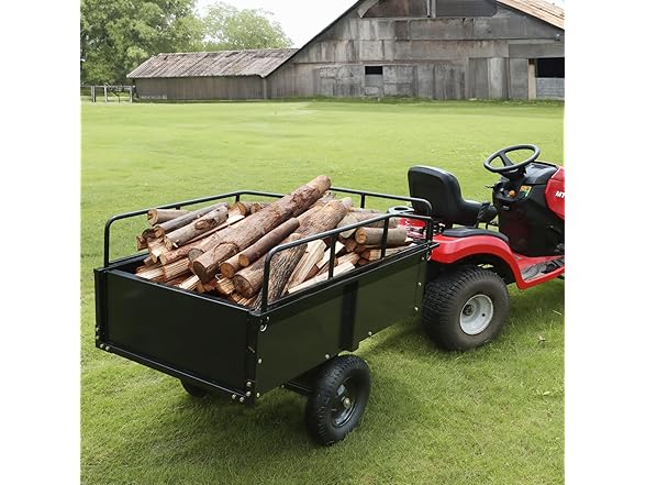 VEVOR Heavy Duty ATV Trailer Steel Dump Cart