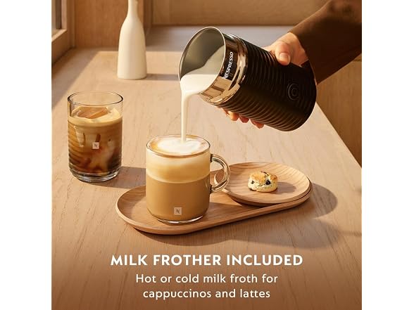 Nespresso Vertuo Pop+ Coffee Machine w Frother, Liquorice