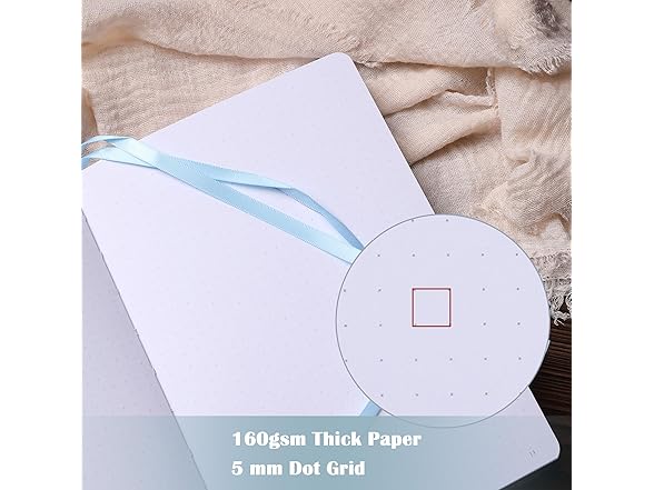 MGGAO Bullet Dotted Notebook for Women