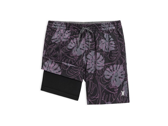Hurley 2-Toned Leaf Swim Short
