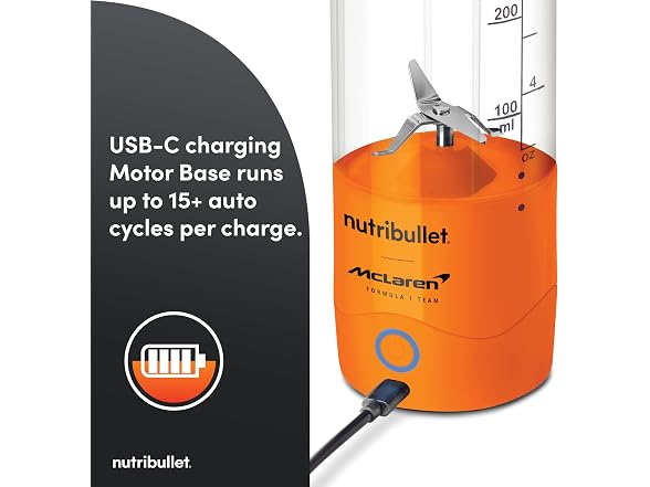 nutribullet x McLaren Formula 1 Team: Portable Blender