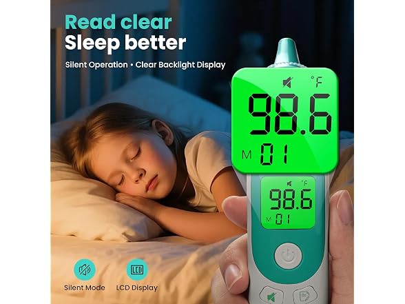 TIZZIOR Thermometer for Adults and Kids