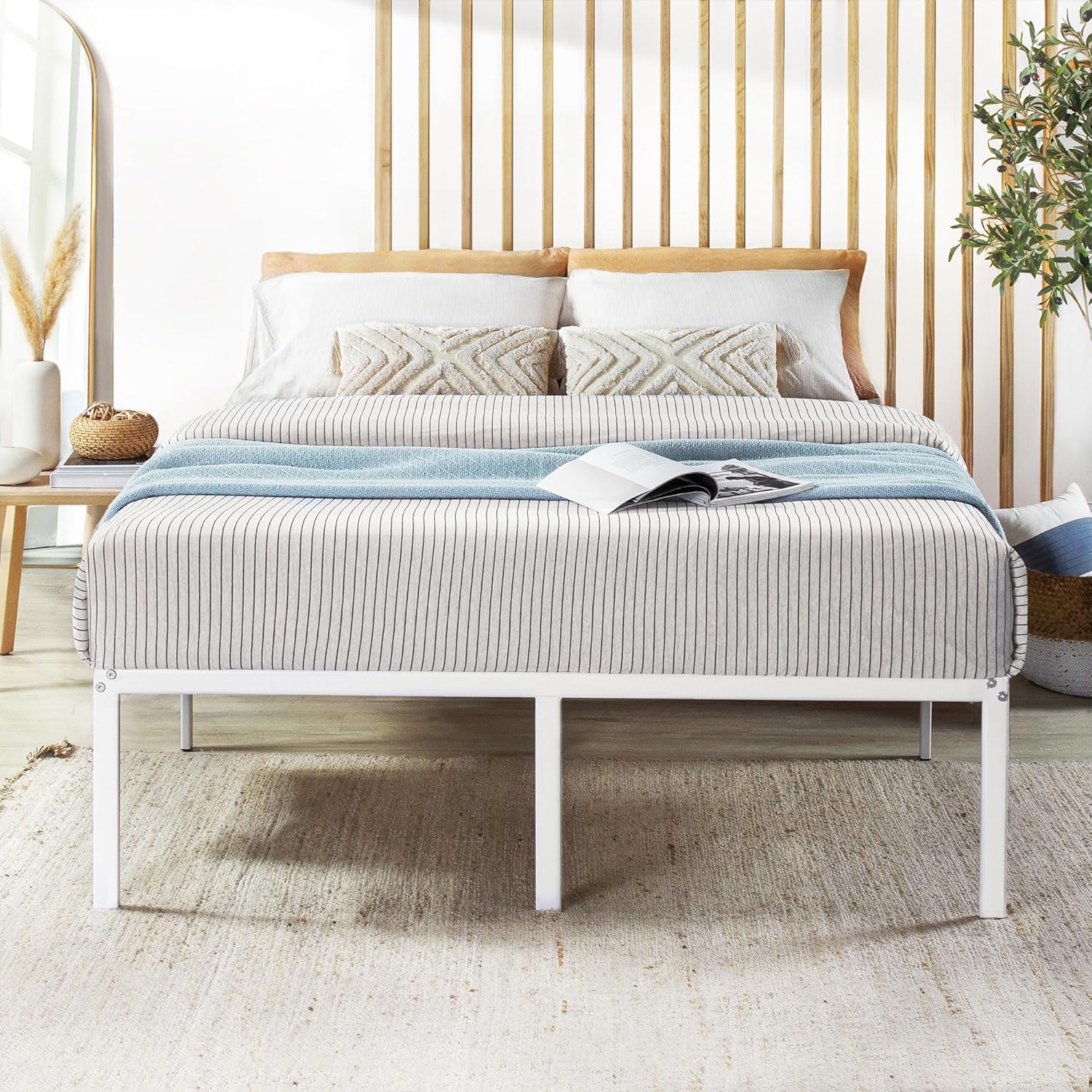 Best Price Mattress 18" Metal Platform Bed Frame, Queen - Gallery 6