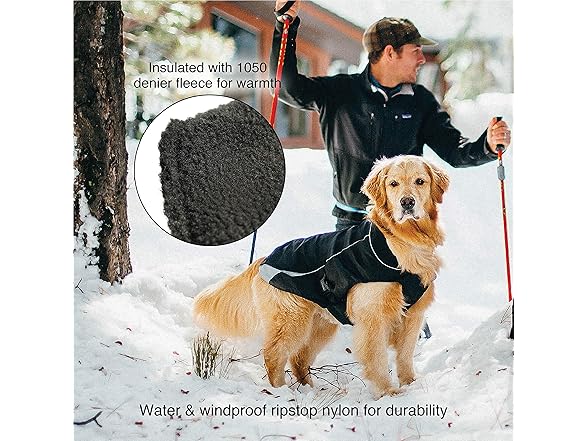 Kurgo North Country Dog Coat, Winter Jacket