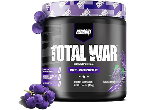 Total War Pre Workout Grape