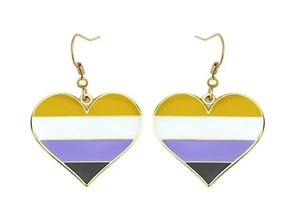 COLDDOX Heart Shape Dangle Earrings