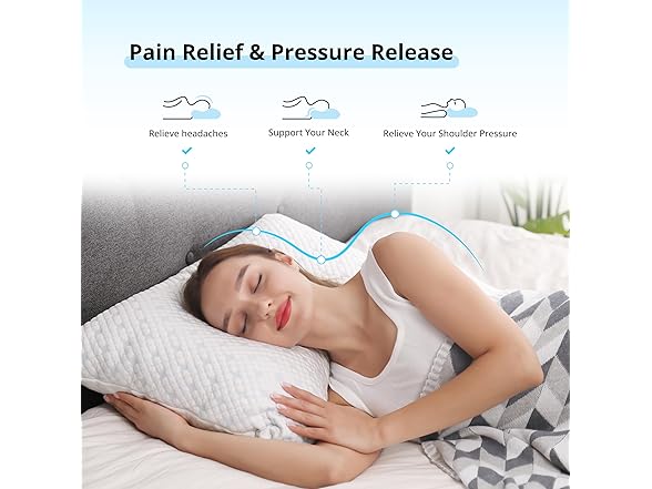 EGOHOME Shredded Memory Foam Pillows Cooling