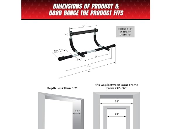 Iron Gym Pull Up Bars - Total Upper Body Workout Bar