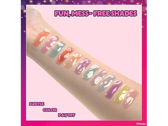 Disney Princess 12 Piece Plant Based Lip Gloss