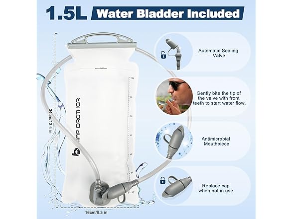 PORTHOLIC Hydration Running Vest