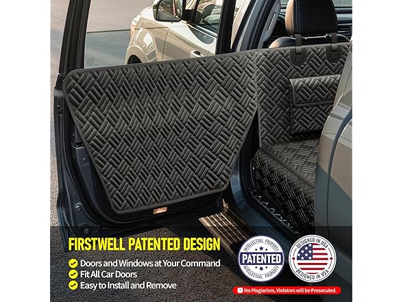 Dog Car Seat Cover for Back Seat