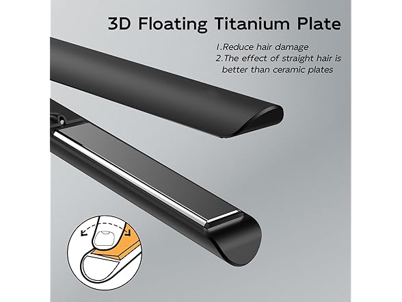 Nicebay 2-in-1 Hair Straightener and Curler