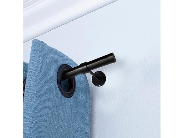 Fairmount 1in Cap Rod 72-144" Black