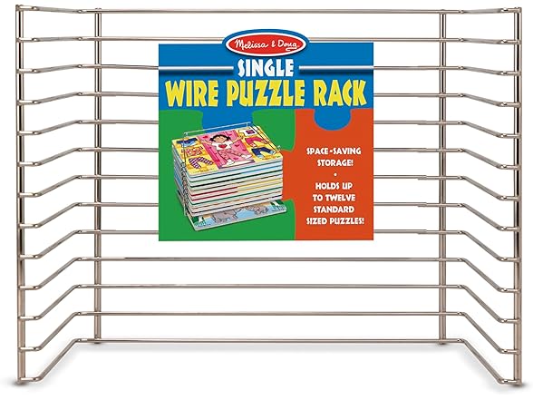 Melissa & Doug Puzzle Storage Rack