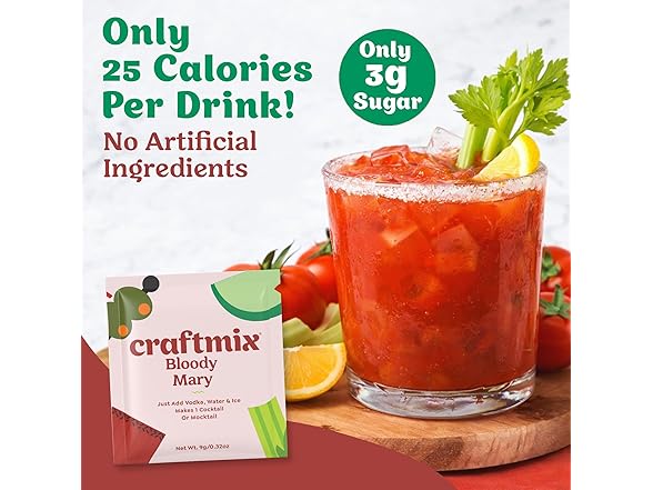 Craftmix Cocktail Mixers 36 Pack - Bloody Mary