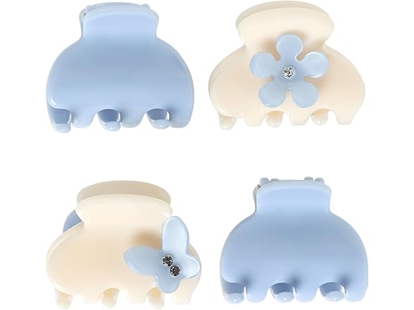 GOODY Goody SlideProof Mini Claw Clips, Stylis