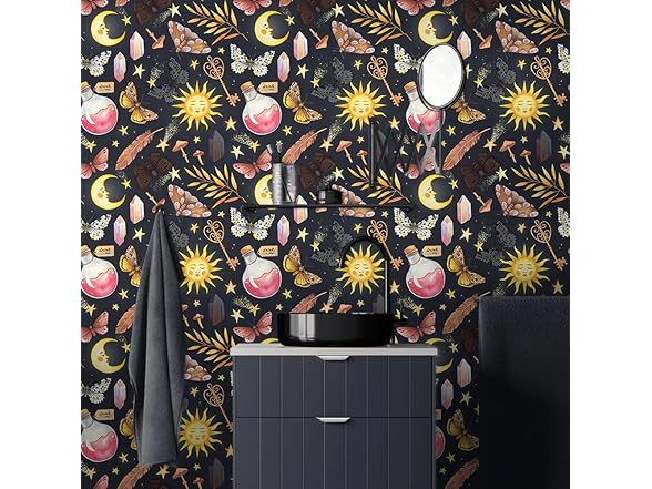 BEETAL Black Navy Fantasy Magical Sun