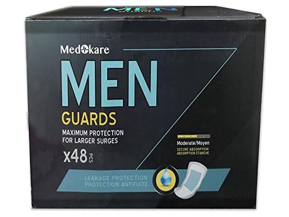 Medokare 48 Pack Mens Incontinence Pads
