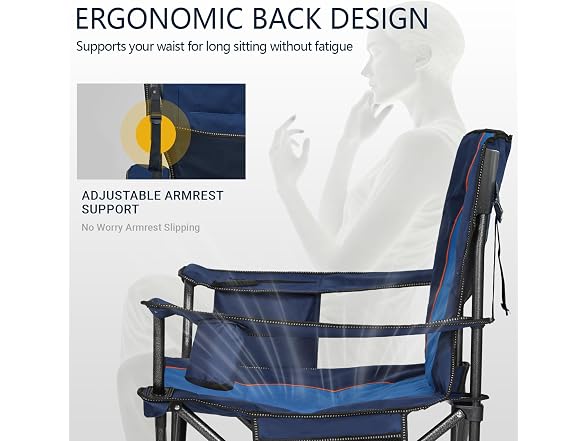 Overmont Oversized Camping Chair 450lb