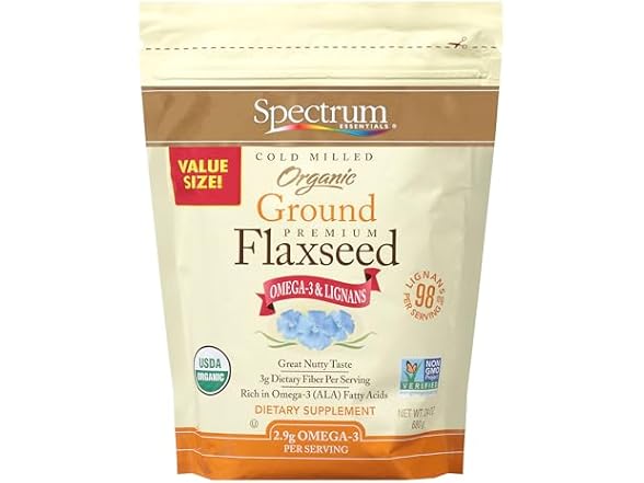 Spectrum Essentials Organic Ground Flaxseed