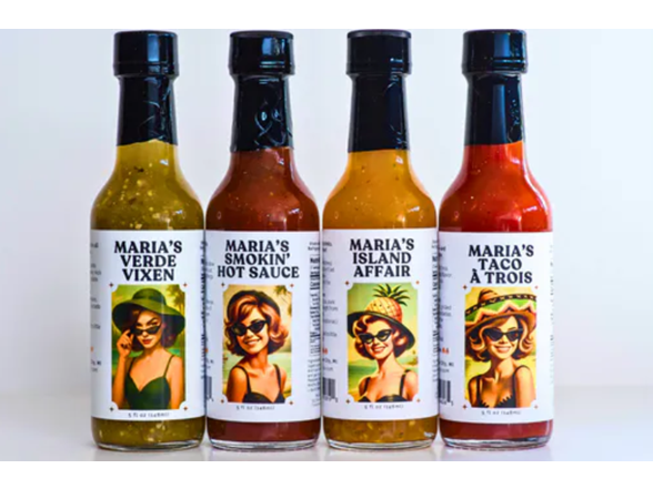 (4pk) Maria's Artisan Hot Sauce Collection