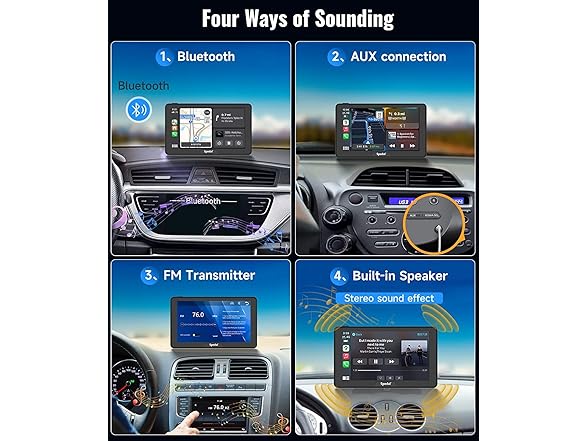 Spedal Portable Car 7" Touchscreen