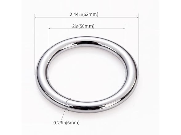 HEWHITE COOHC Metal O Rings 2 Inch