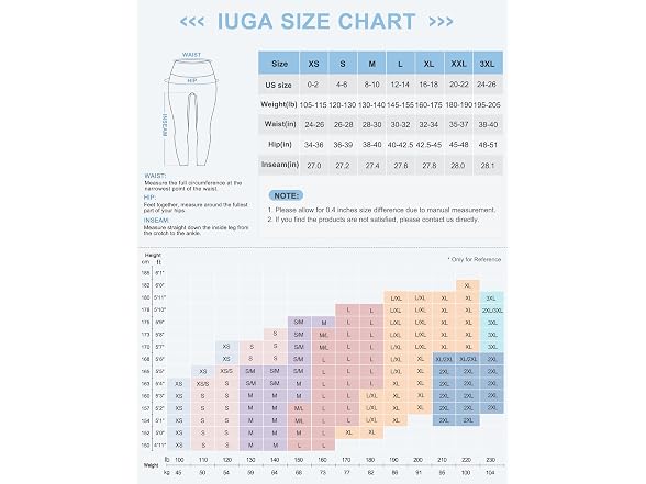 Iuga Women (L) High Waist Yoga Pockets Pants
