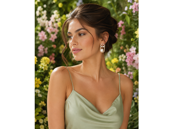 18K Gold Plated Stud Earrings